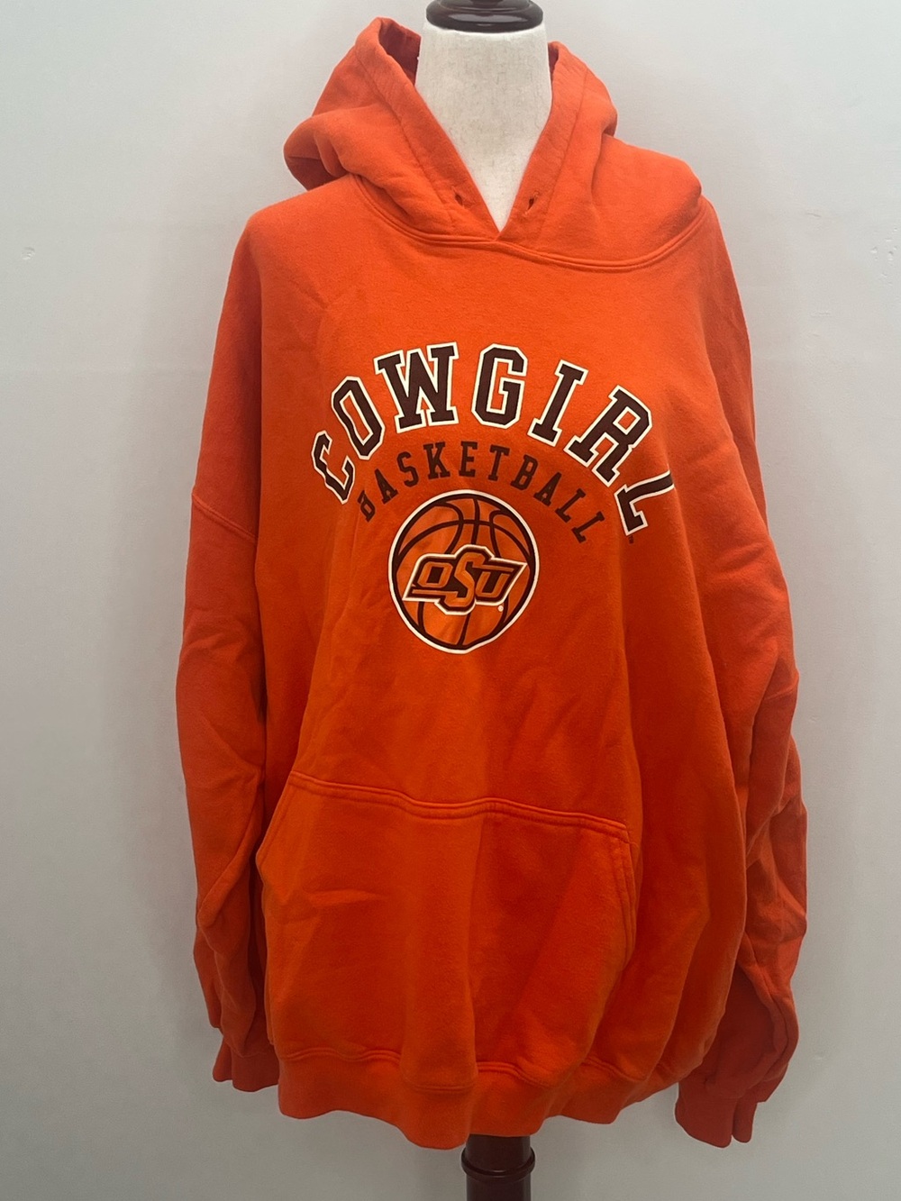Gildan Oklahoma State Cowgirl Basketball  Orange Hoodie Sweatshirt Adult XL